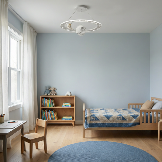 Plafonnier Univers Galactique  Diffusion Douce – Luma