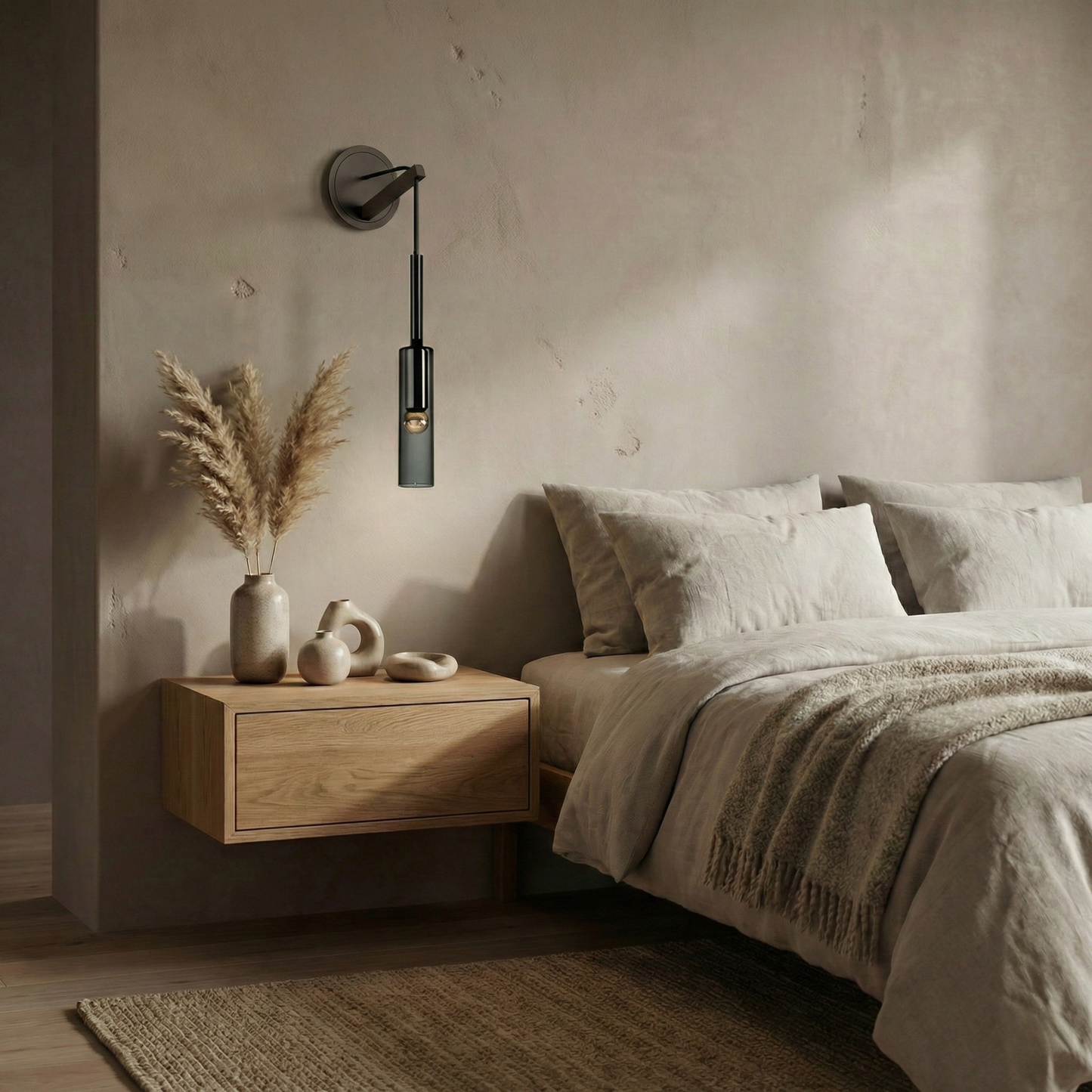 Applique Murale Verre Soufflé Design Élégant – Vinicole