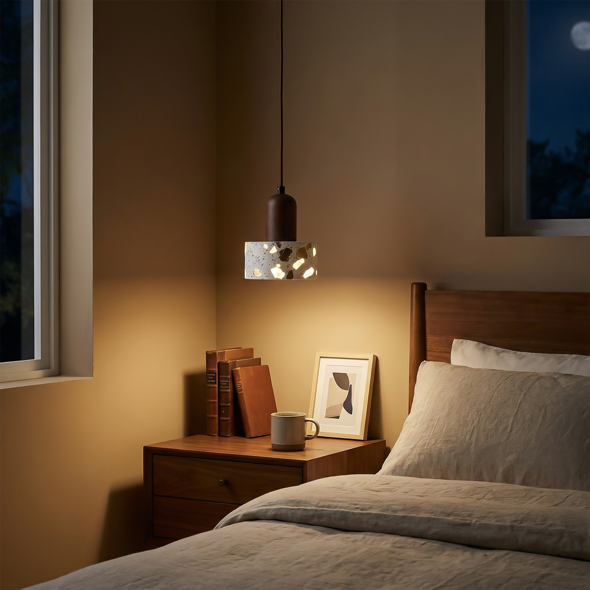 Suspension Éclat Terrazzo vue détail | Luxarmonie