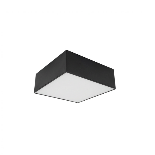 Plafonnier quadrado cinzento minimalista sala – Orphéane