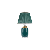 Lampe de Table Métallique Élégant Couleur Vert Émeraude – Emeraudia