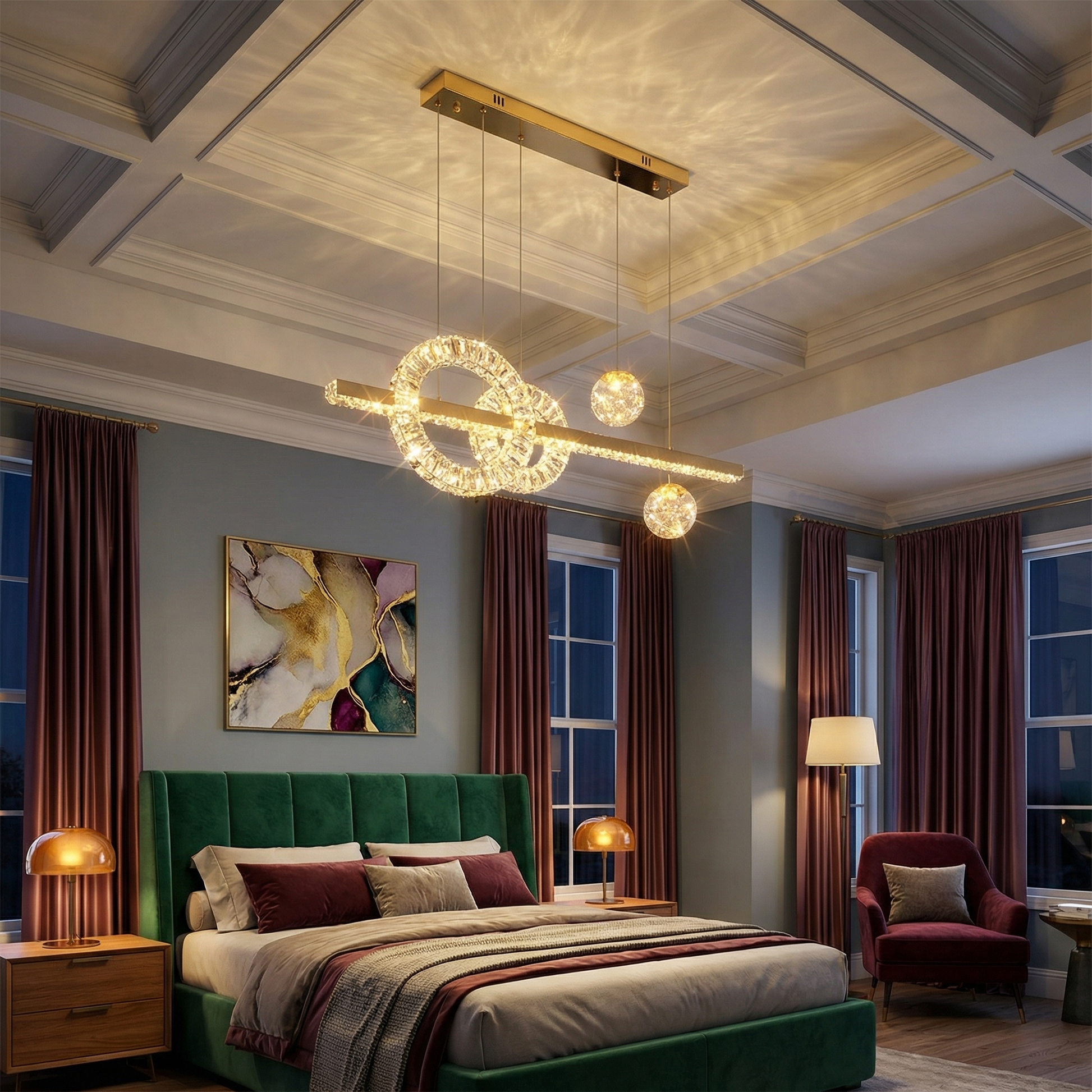 Lustre Cristarèner vue détail | Luxarmonie