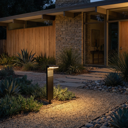NeoPost Outdoor Lighting Detail View | Luxarmonie