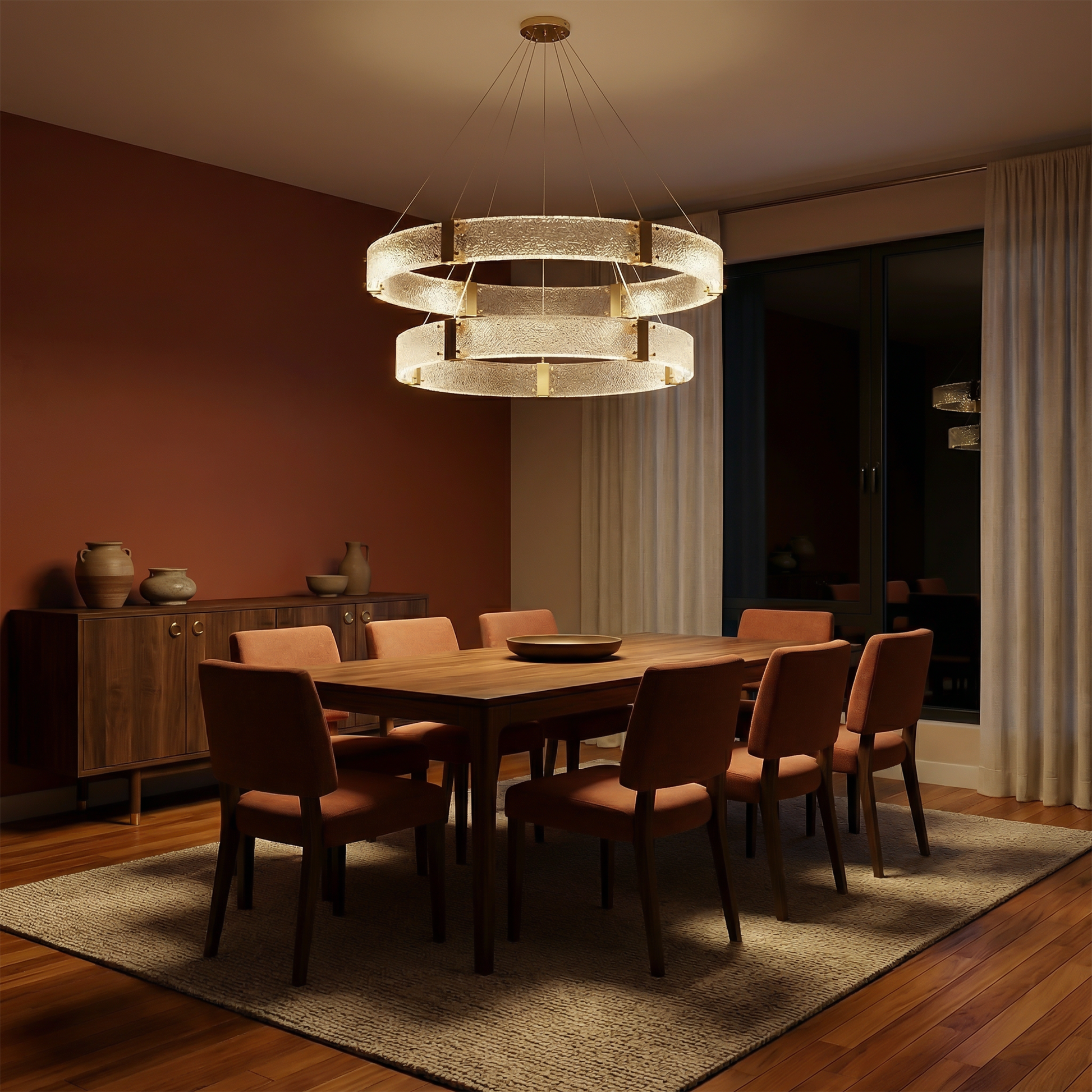 Plafonnier Ciel d’Ambre vue détail | Luxarmonie