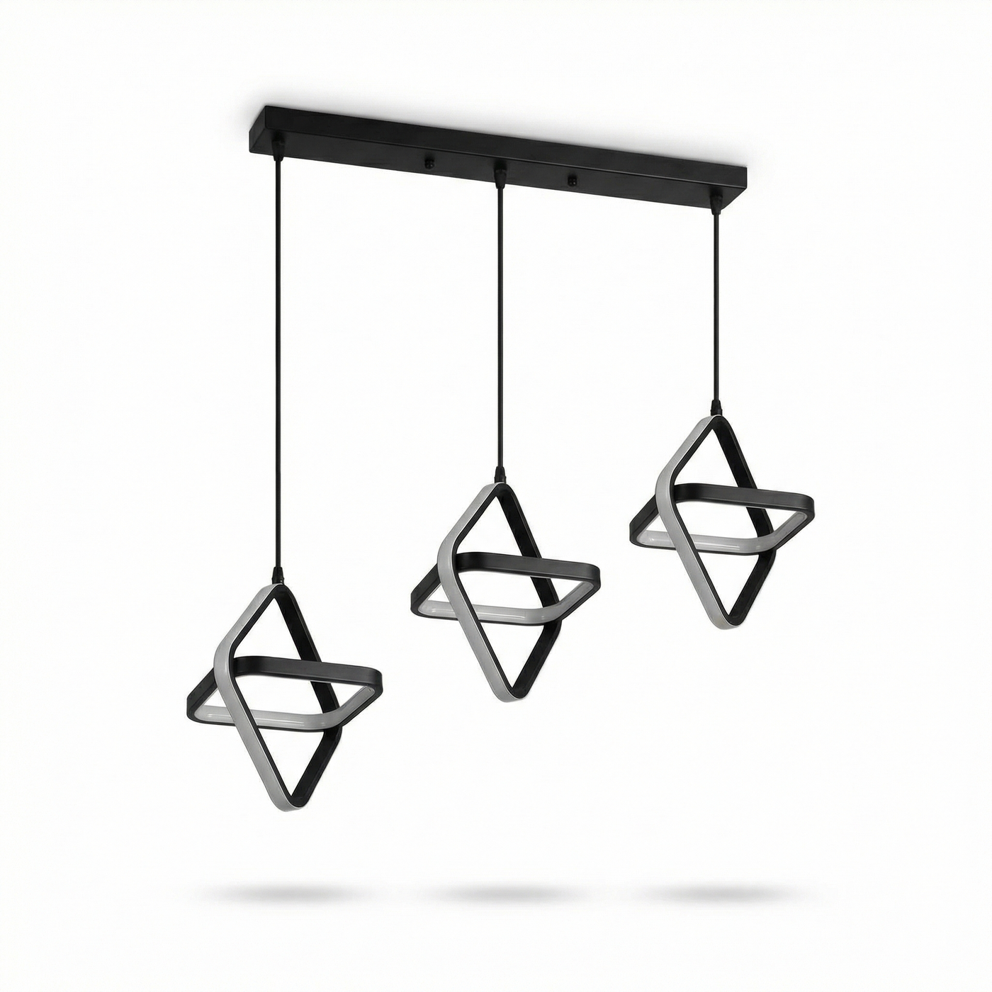 Suspension Moderne Finition Acier Polie Ambiance Chaleureuse – Astro