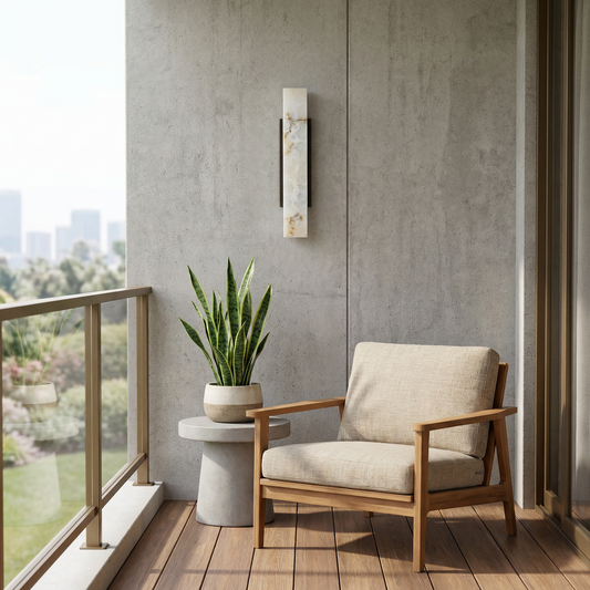 Applique murale extérieure minimaliste en acier inoxydable – Marmolux