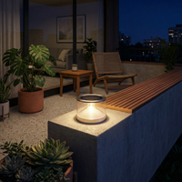 Lampe solaire de jardin en acier inoxydable – Soléclita