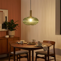 Suspension en verre fumé nordique pour salle à manger – Verany