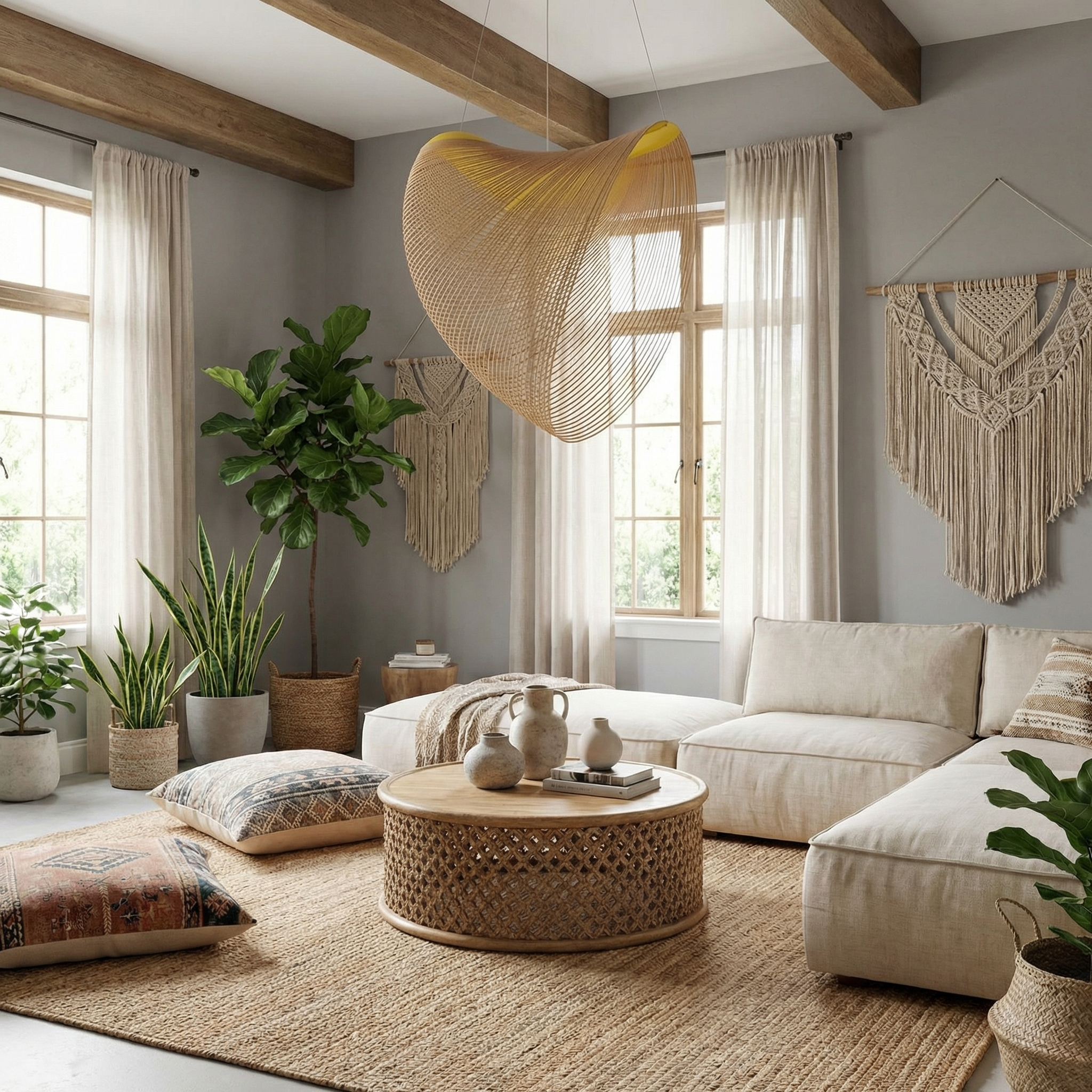 Suspension Luminaire Arboréa vue ambiance | Luxarmonie