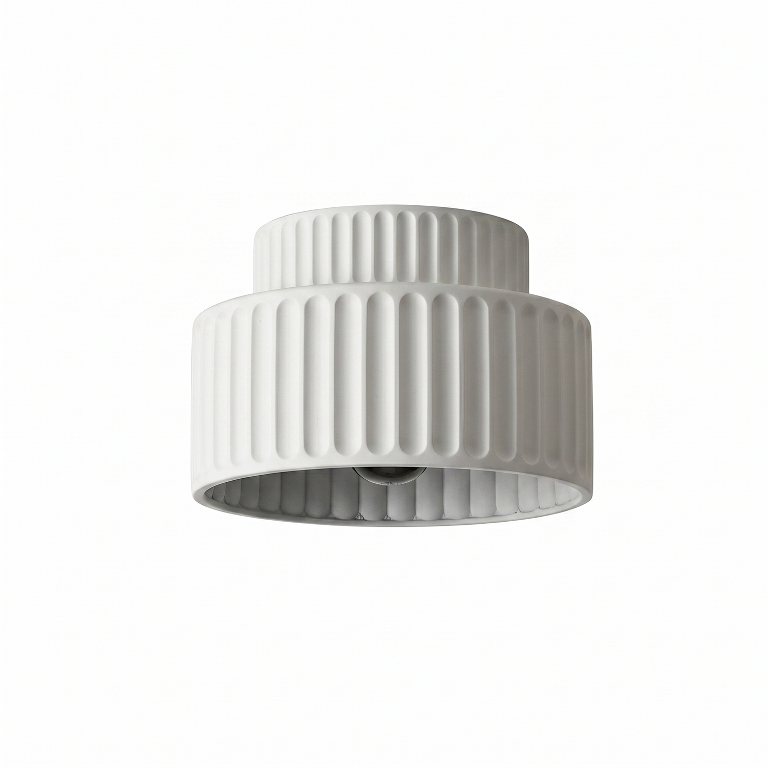 Plafonnier Minimaliste Crème pour Chambre – Crealuxa
