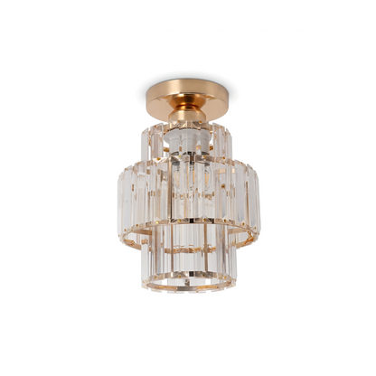 Gold Crystal Bedroom Ceiling Light – Célestiner