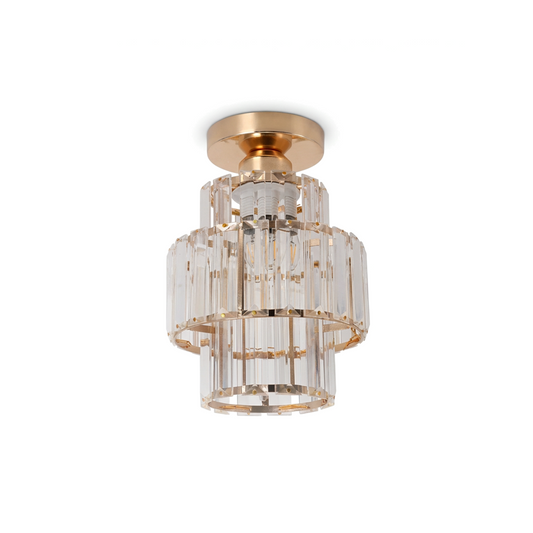 Gold Crystal Bedroom Ceiling Light – Célestiner
