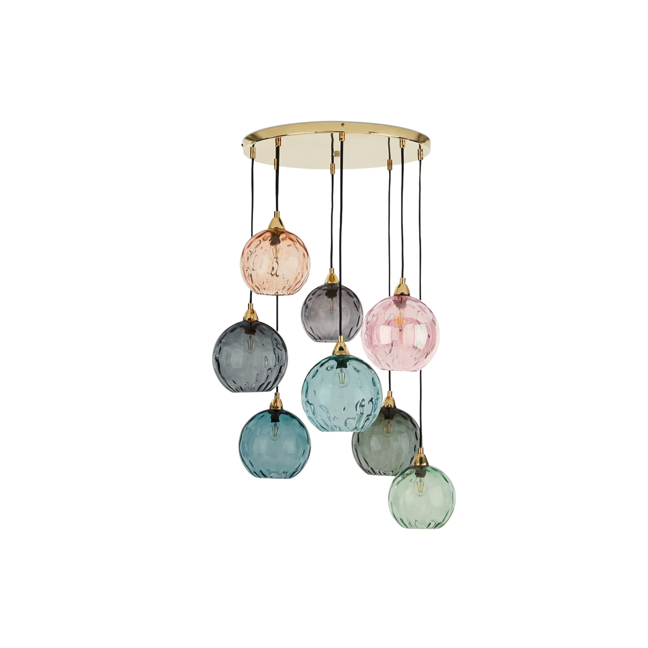Suspension Verre Colorée Ambiance Joyeuse et Moderne – Célestro