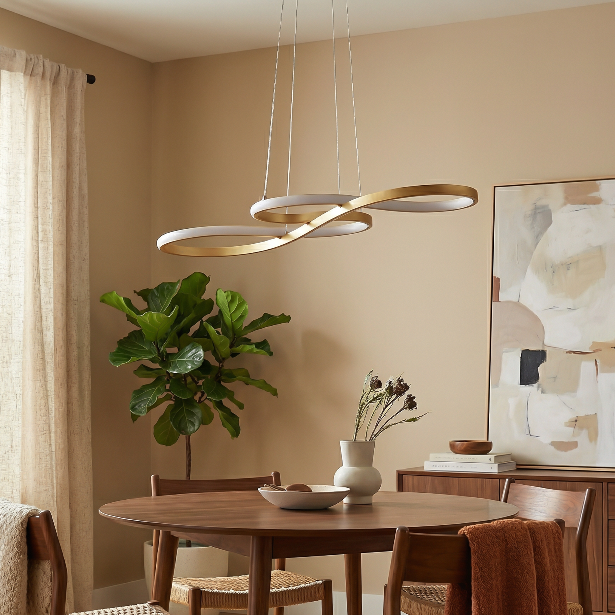 Suspension Note de Musique vue ambiance | Luxarmonie