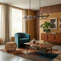 Suspension contemporaine en alliage pour salon – Halura