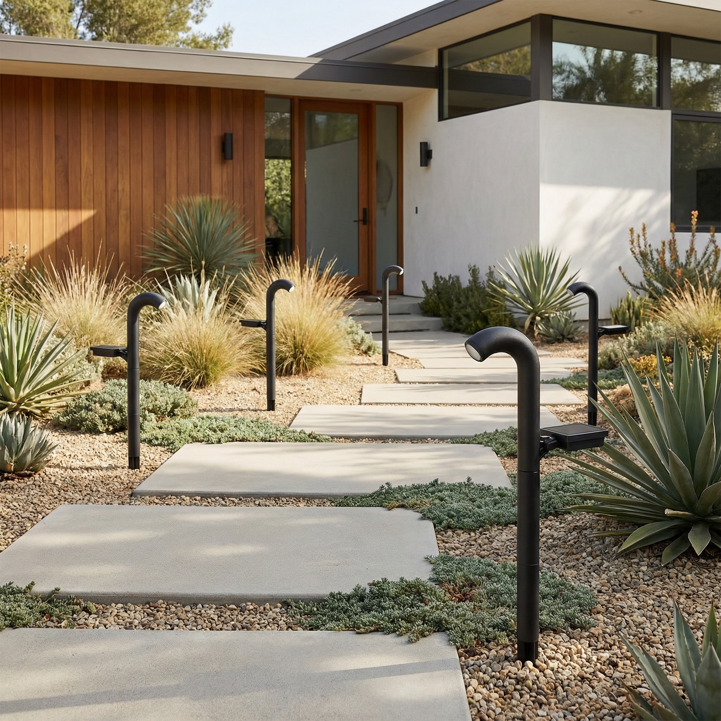 Luminaire d'extérieur Soléclate vue ambiance | Luxarmonie