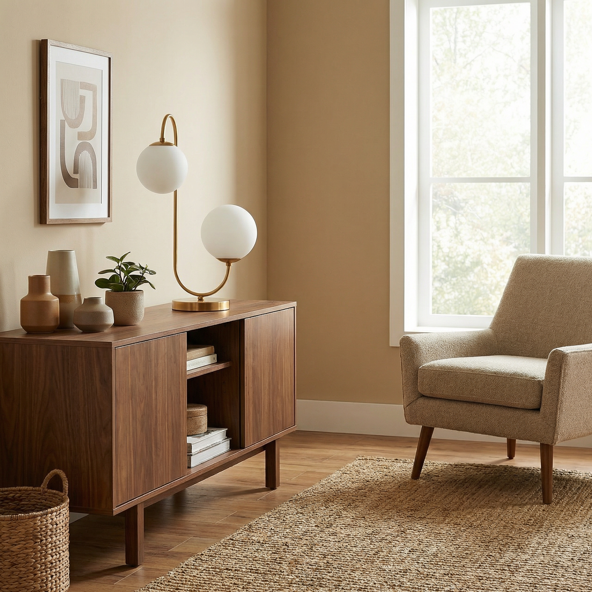 Lampe à poser Tokyo Bright vue ambiance | Luxarmonie