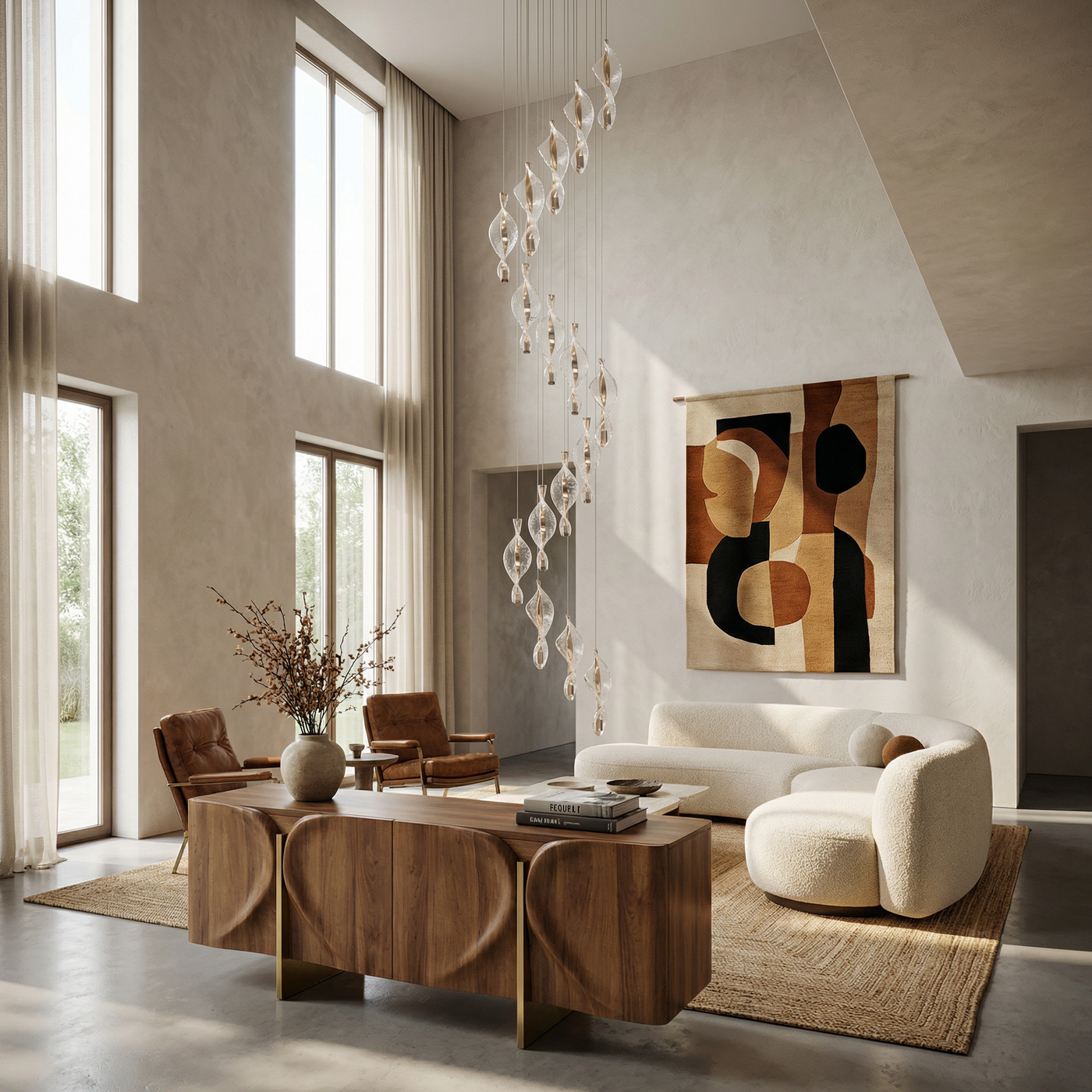 Suspension LED moderne pour salons et salles à manger – Ombrialiste