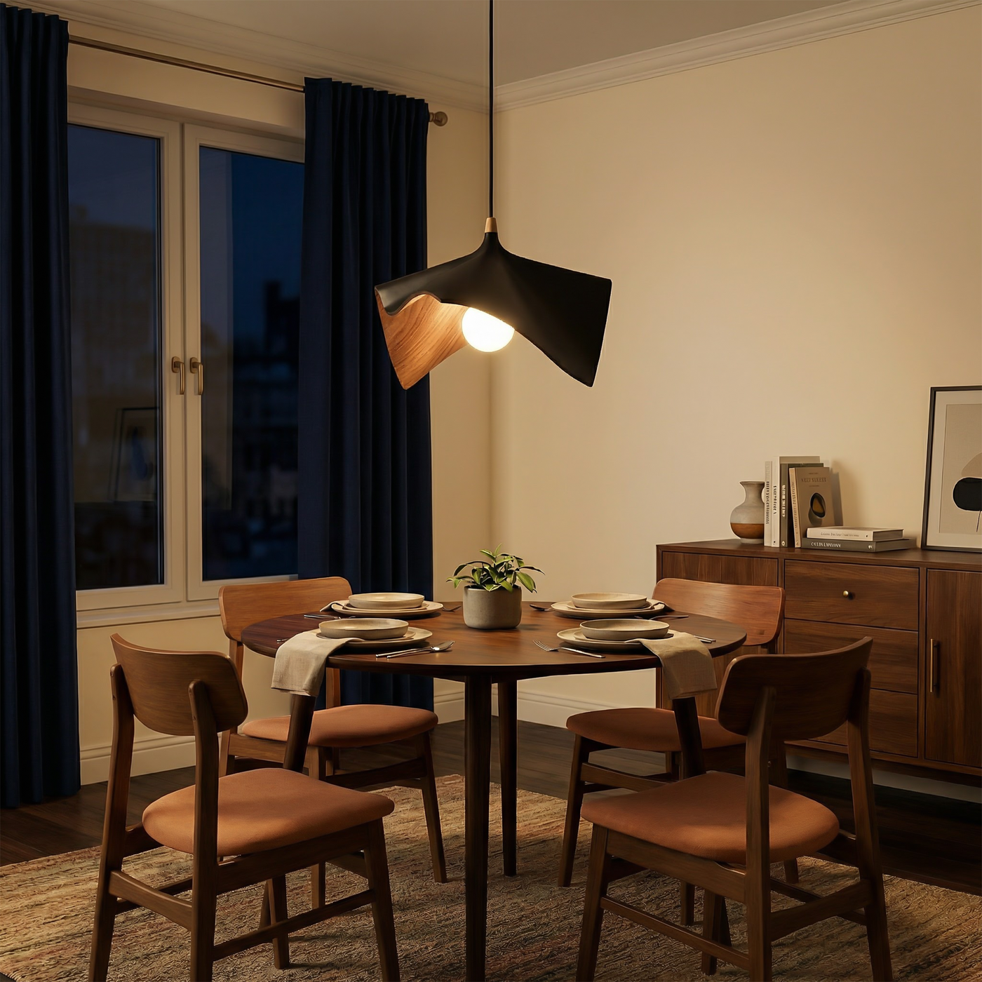 Suspension Chic Formes Fluides Lumière Accueillante – Elva