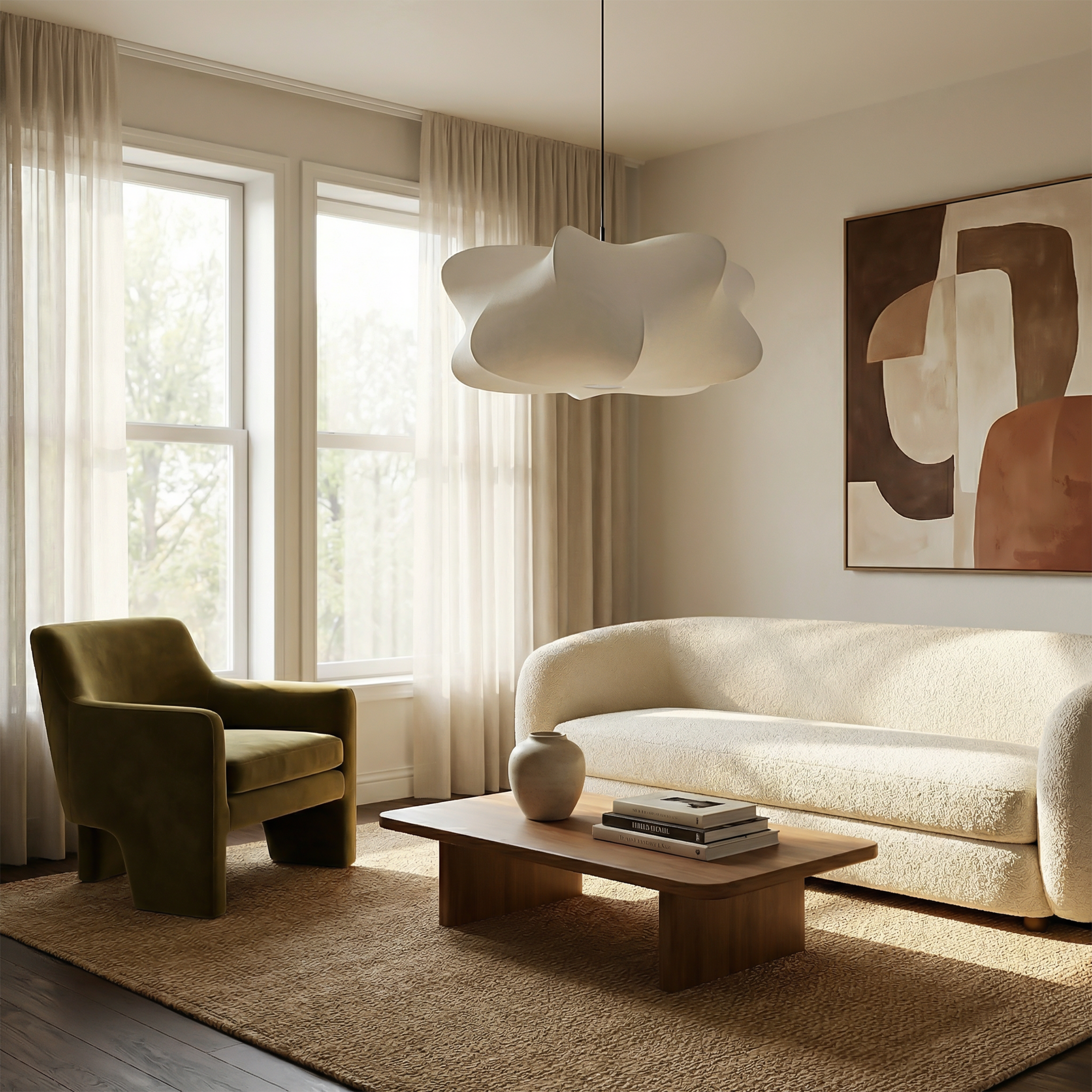 Suspension Zénithra vue ambiance | Luxarmonie