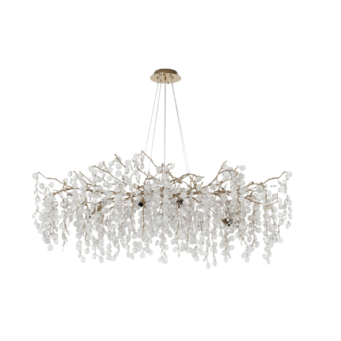 Lustre Cristal Moderne pour Salle à Manger – Crystalline