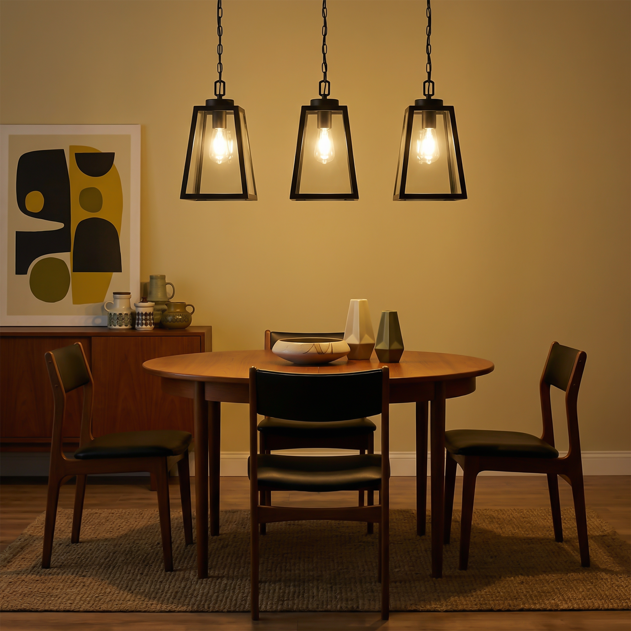 Suspension luminaire Noircelest vue détail | Luxarmonie