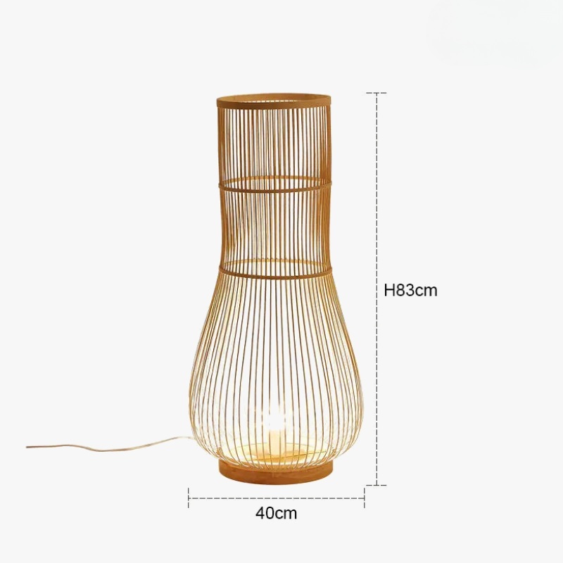 Lampadaire Écologique Ambiance Douce Bohème – Célisca