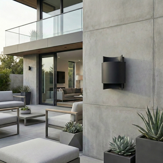 Applique murale noire design industriel – modèle Vespera