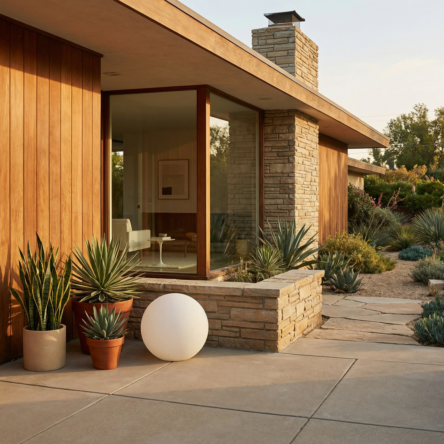 Luminaire d'extérieur Arclumis vue ambiance | Luxarmonie