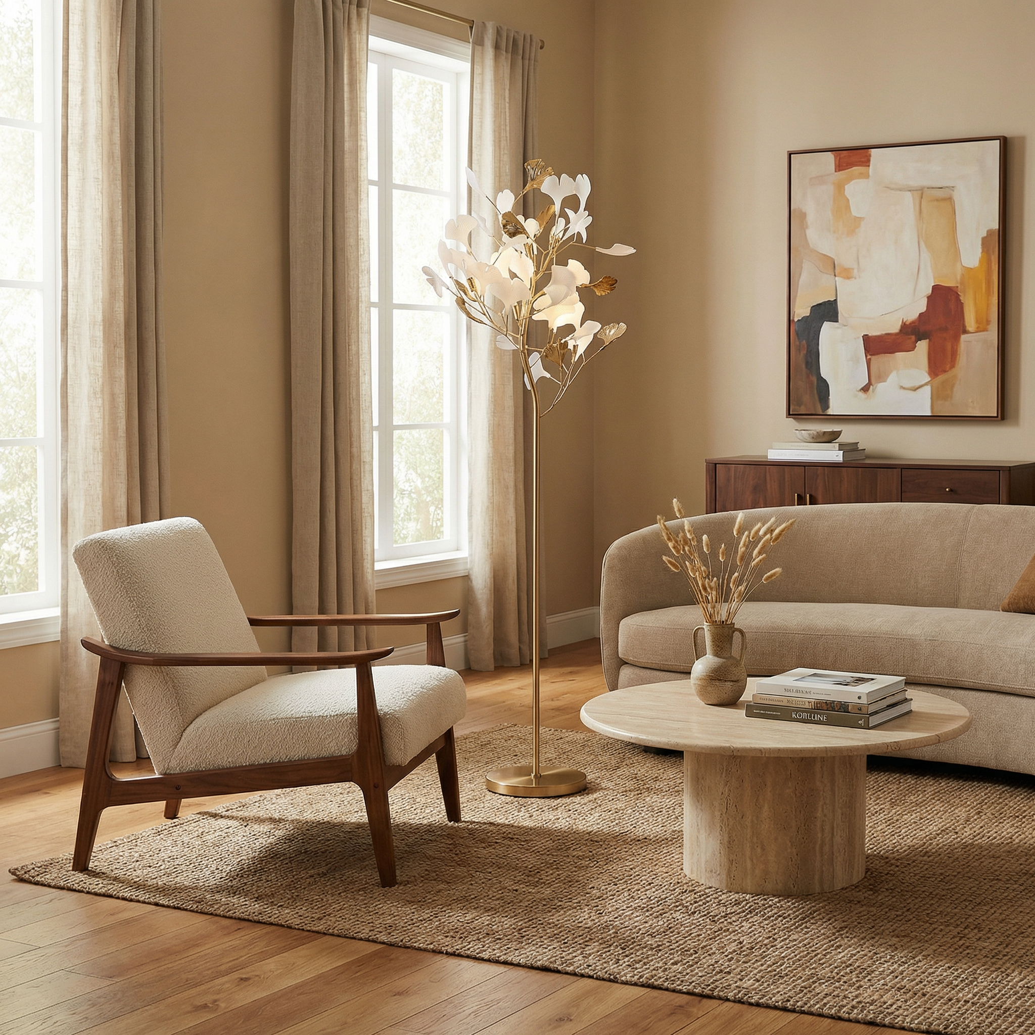 Lampe Ginkova vue ambiance | Luxarmonie