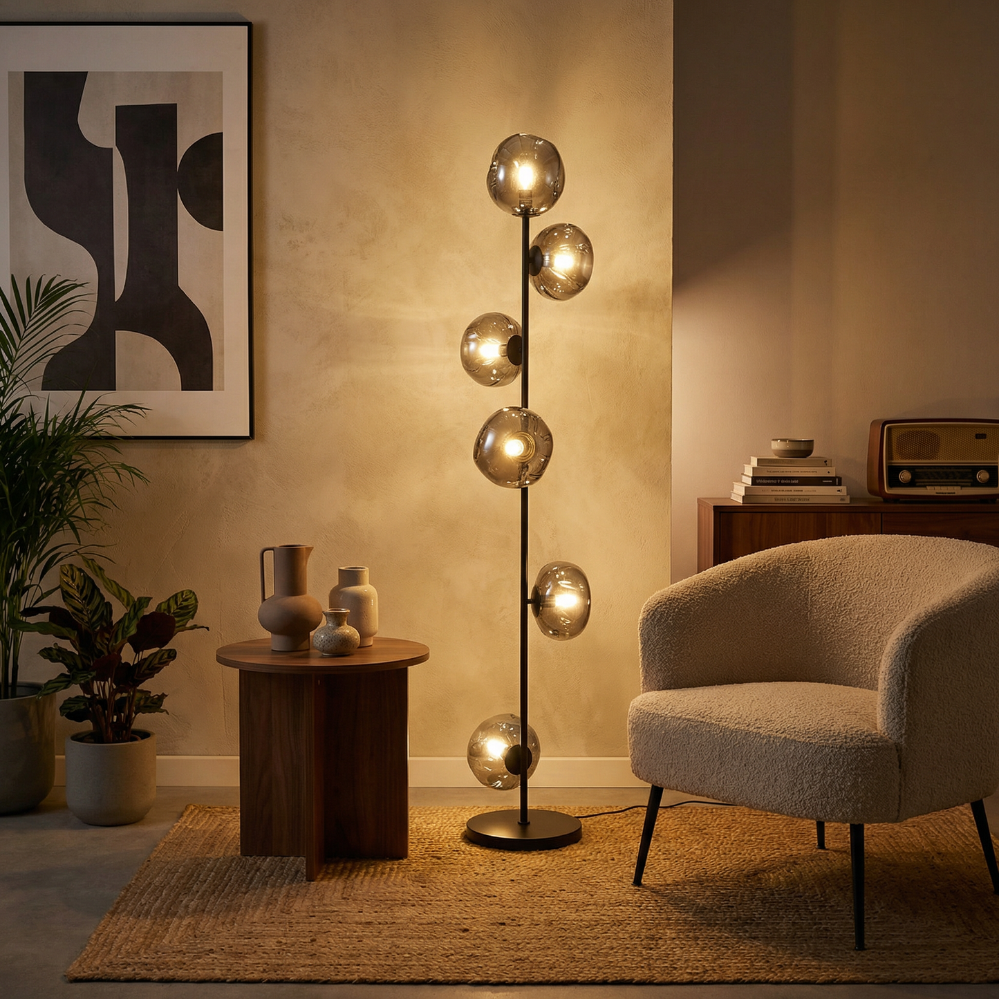 Lampadaire Lushia vue détail | Luxarmonie