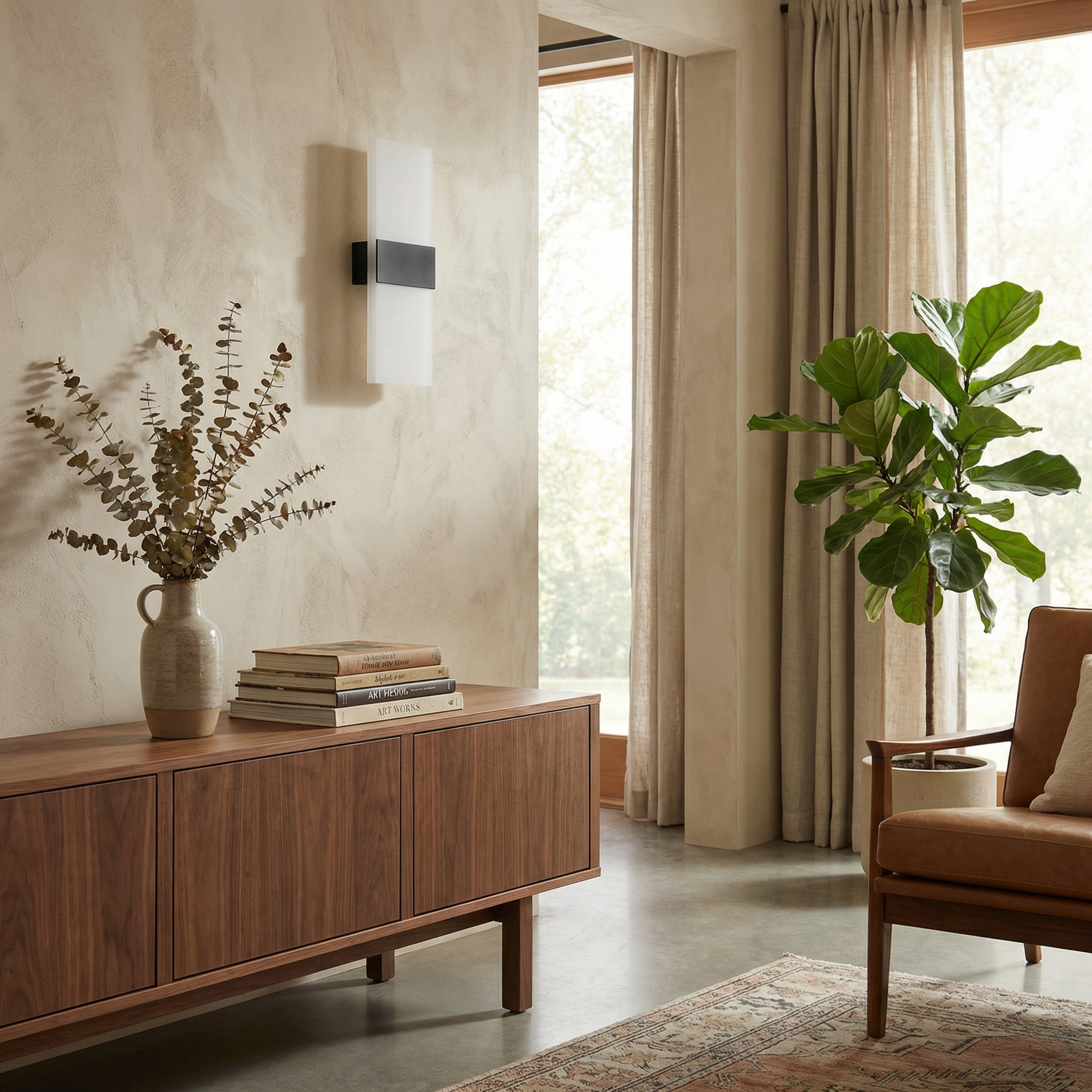 Applique murale Selenite vue ambiance | Luxarmonie