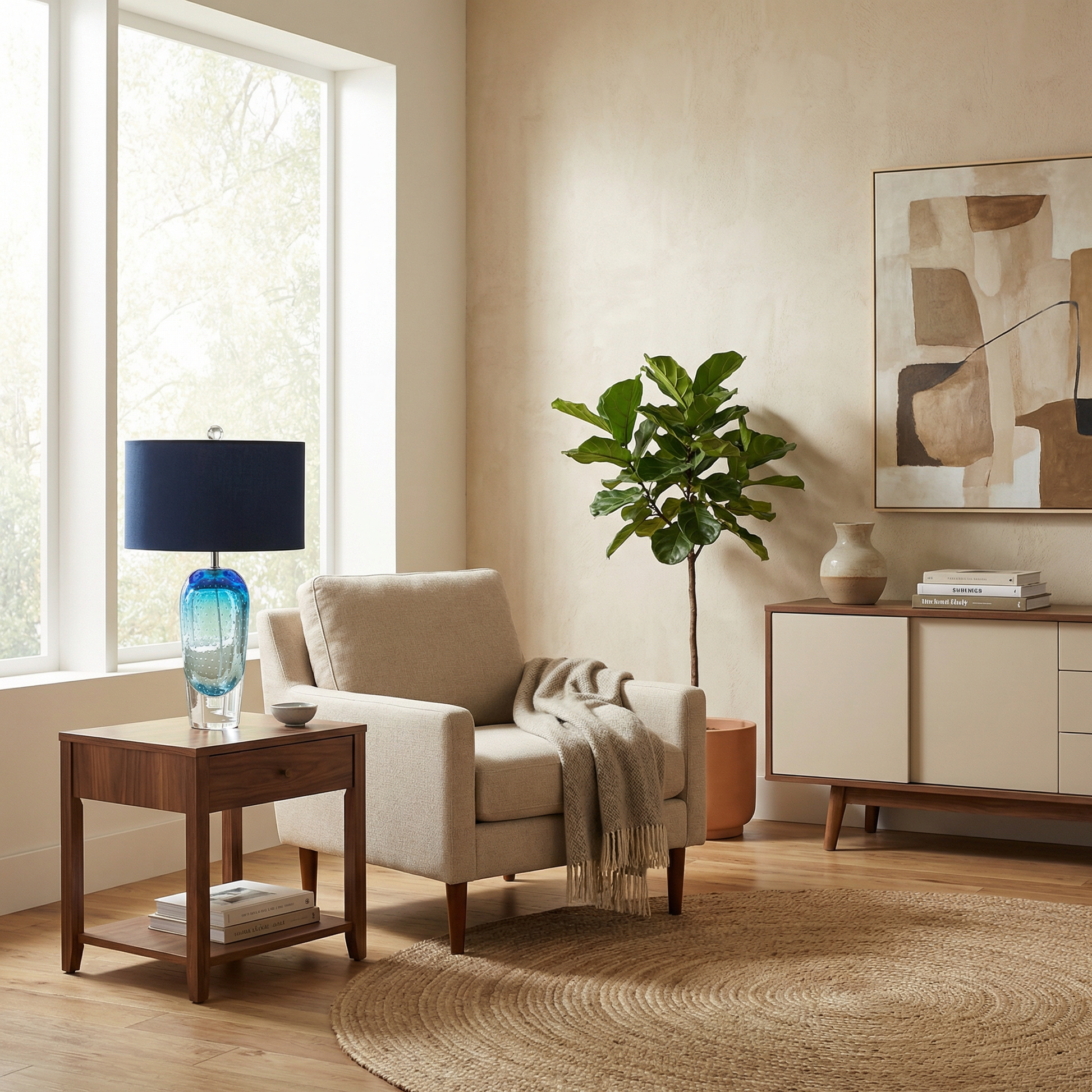 Lampe à poser Brezza vue ambiance | Luxarmonie