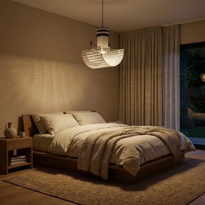 Suspensão Zébrano vista detalhe | Luxarmonie
