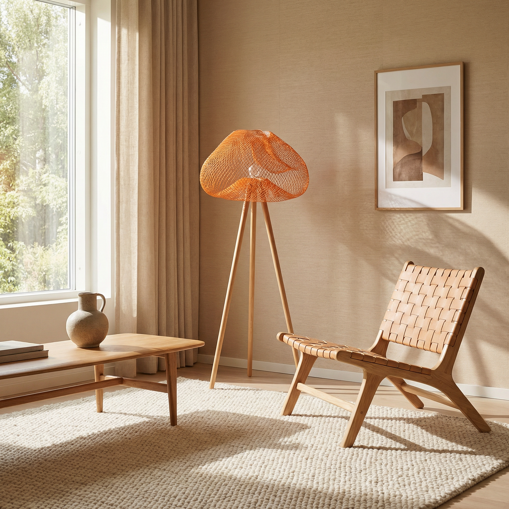 Lampadaire Elyora vue ambiance | Luxarmonie