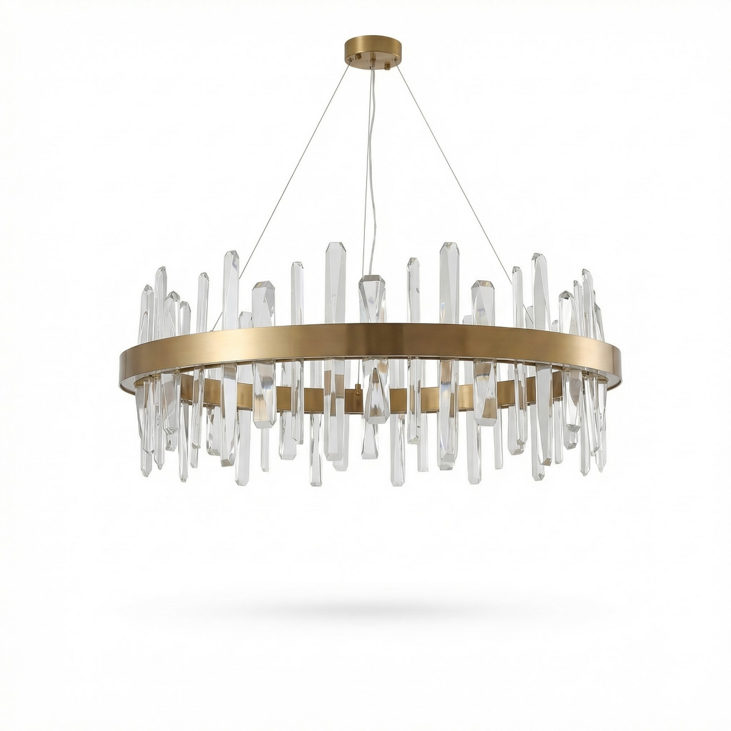 Lustre Élégant Cristaux Facettés & Diffusion Chic – Vivo