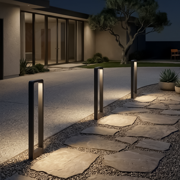 Lampadaire de jardin moderne en aluminium – Arclumia