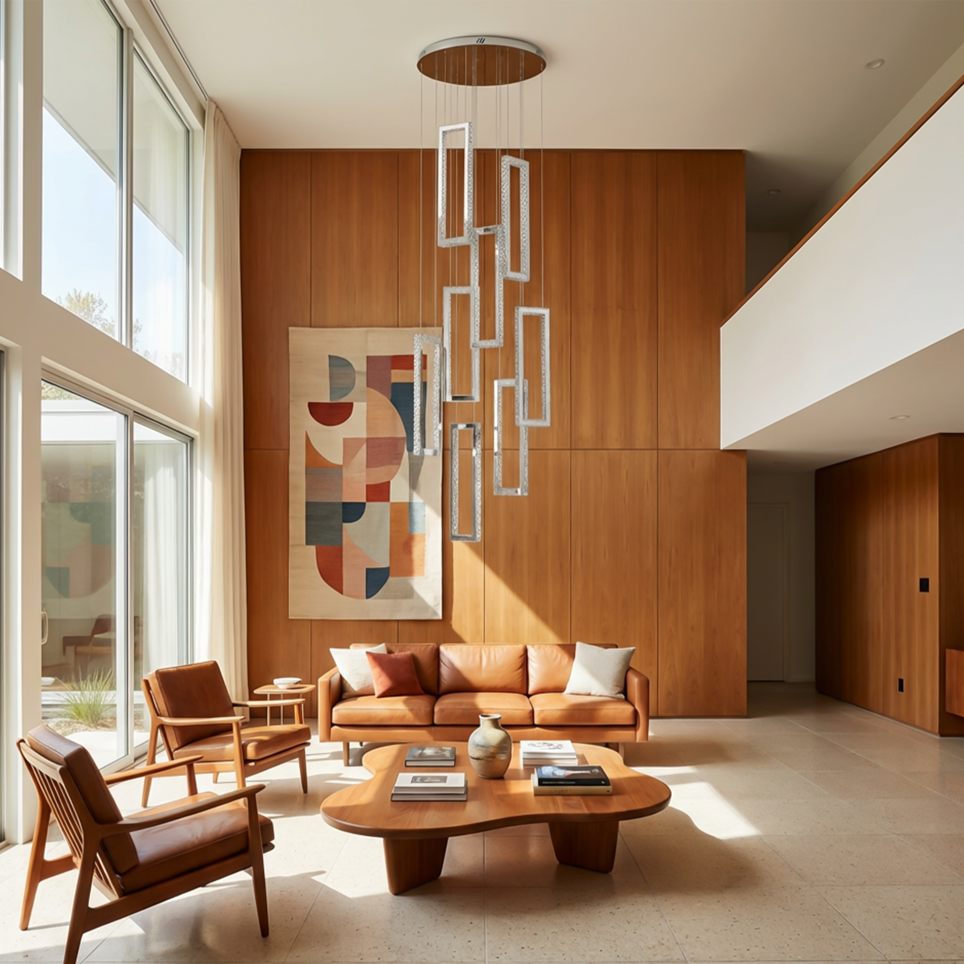 Lustre moderne en cristal pour salon – Crista