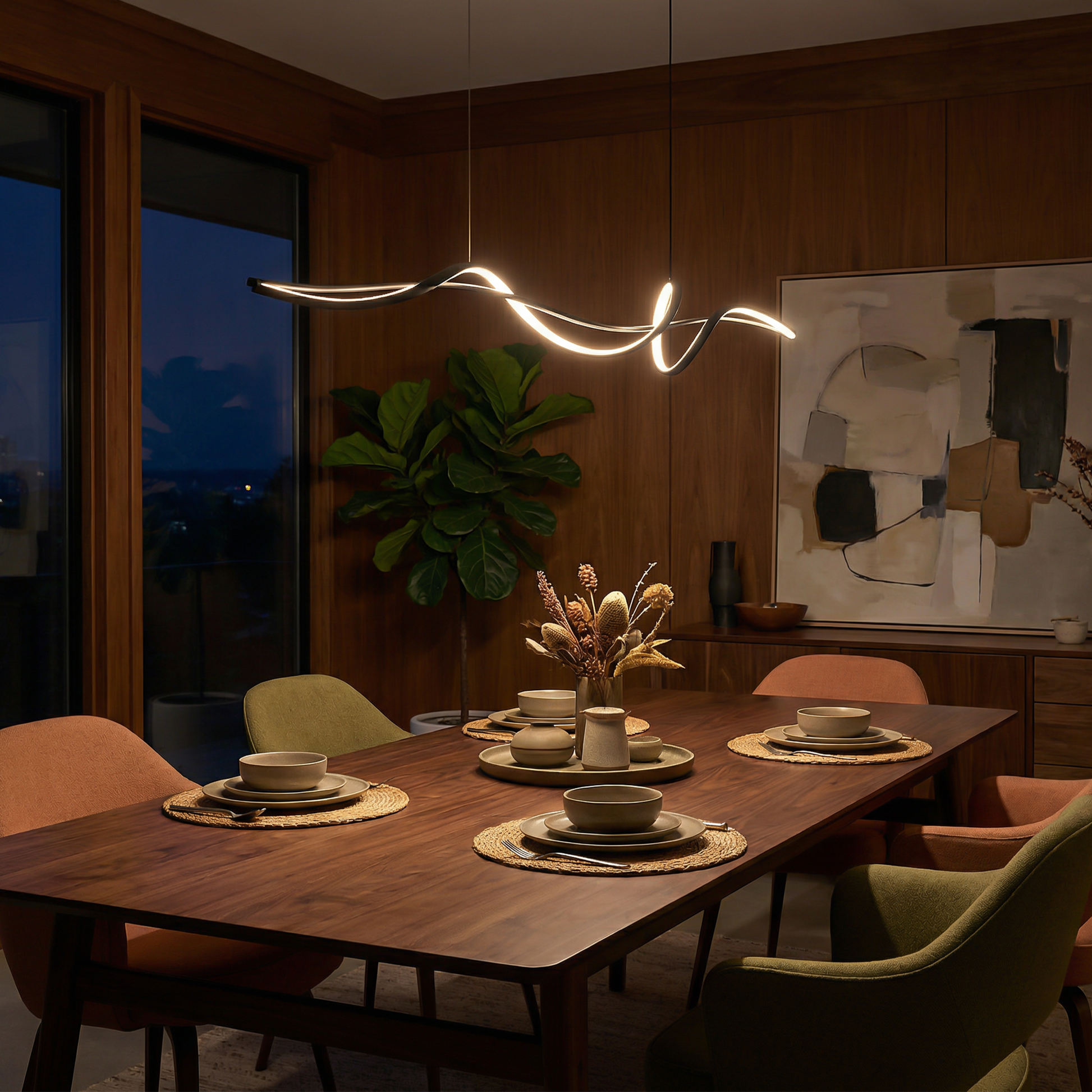 Suspension Ondia vue détail | Luxarmonie