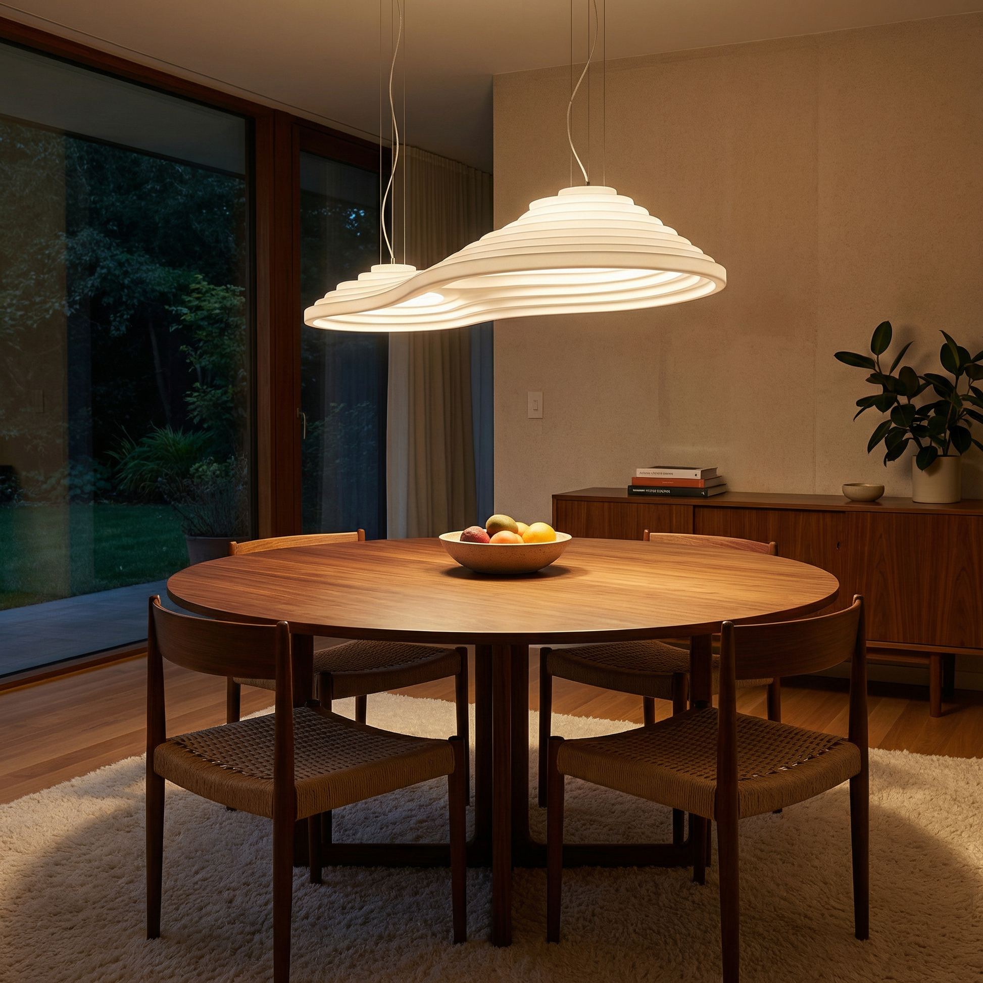 Suspension moderne en résine pour salon – Zelario