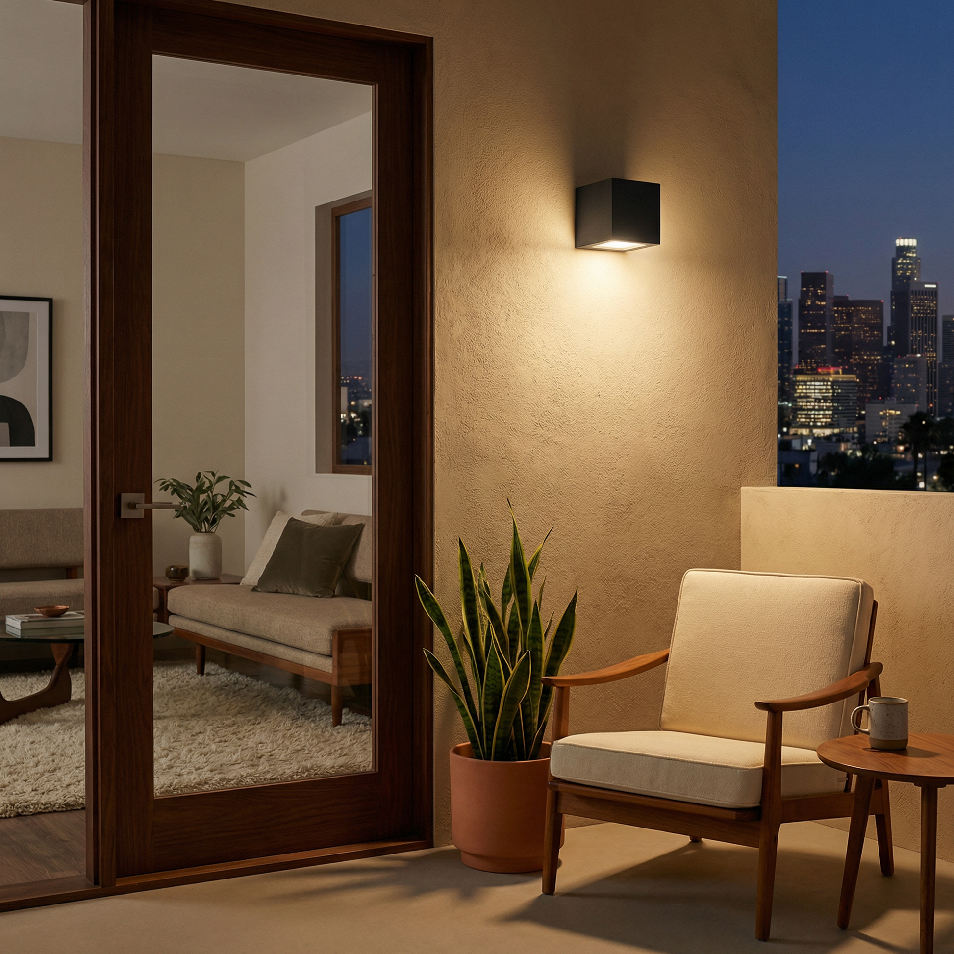 Applique murale céramique noire moderne – modèle Nerion