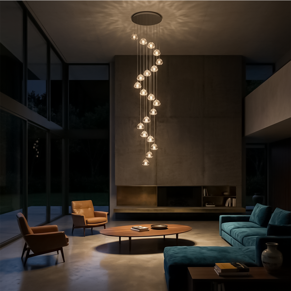 Lustre en Cristal Moderne pour Salon – Cristario
