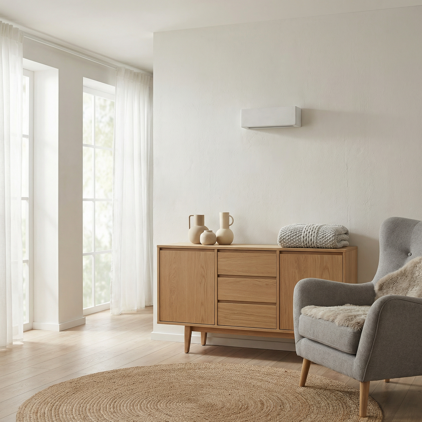 Applique murale céramique blanche moderne – Asterionis