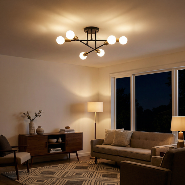 Plafonnier Polyvalent Diffusant une Lumière Douce et Homogène – Solano