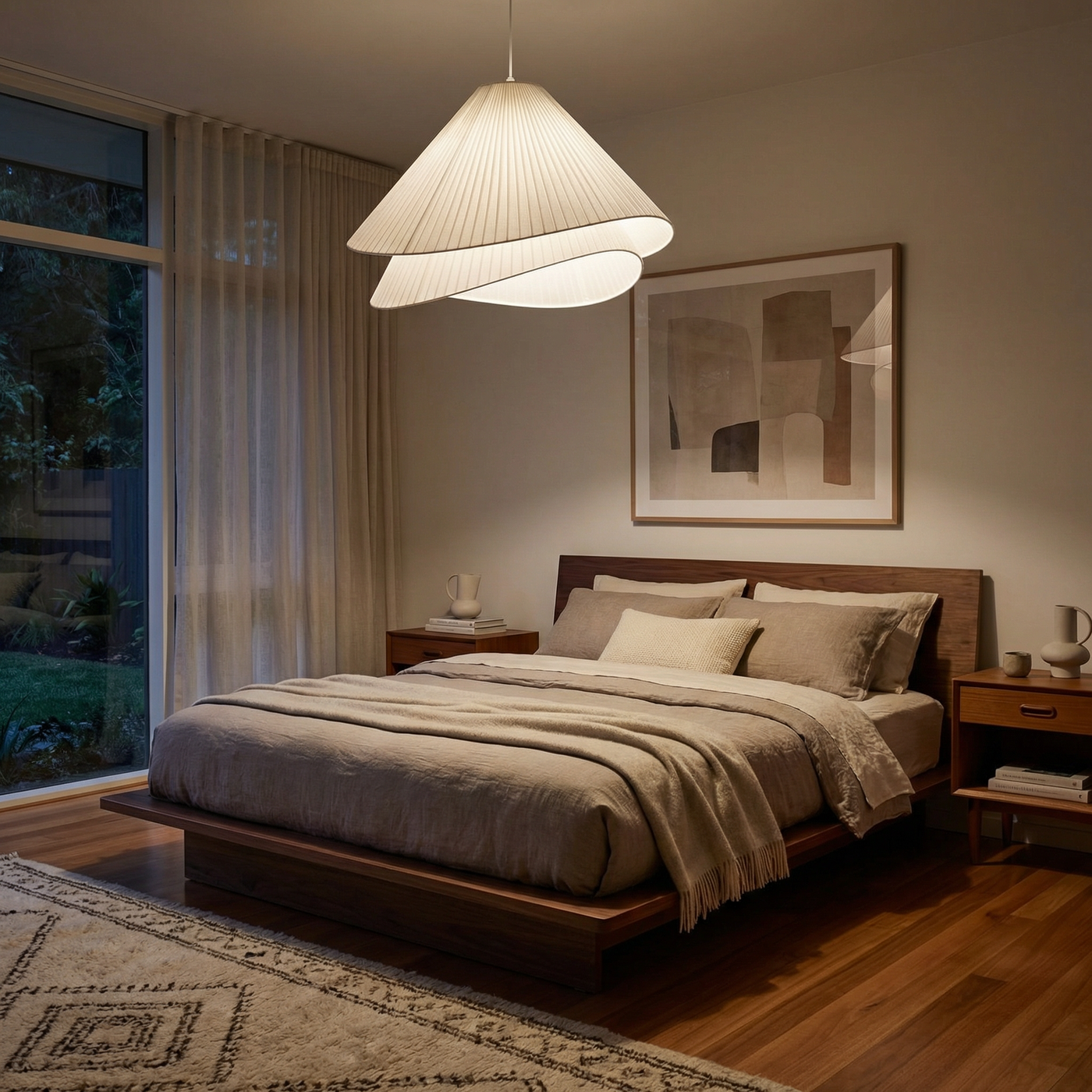 Suspension Tissu LED Look Actuel – Modora