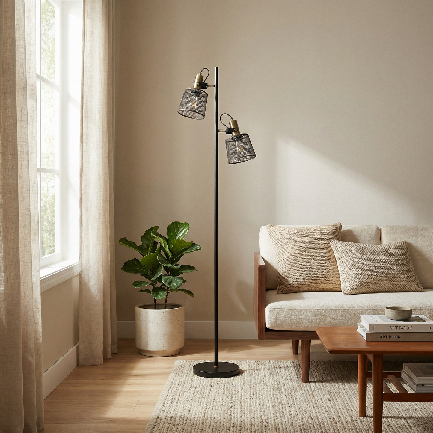 Lampadaire Tavela vue ambiance | Luxarmonie