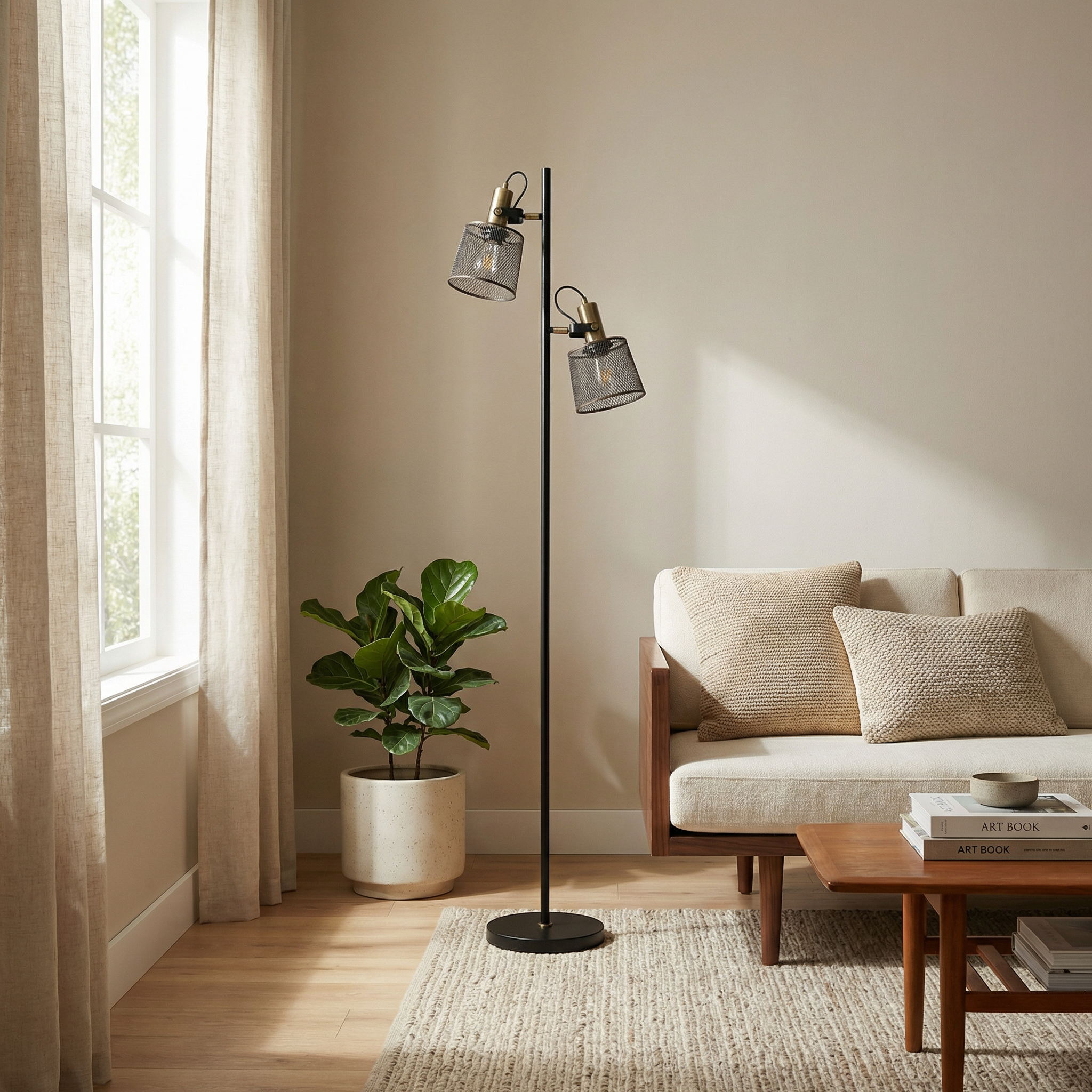 Lampadaire Tavela vue ambiance | Luxarmonie