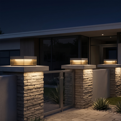 Lampadaire extérieur solaire résistant aux intempéries – Orizonis