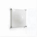 מנורת קיר אקרילית לבנה לחדר שינה – Belisara