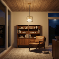 Suspension minimaliste en cuivre pour chambre – Arionelle